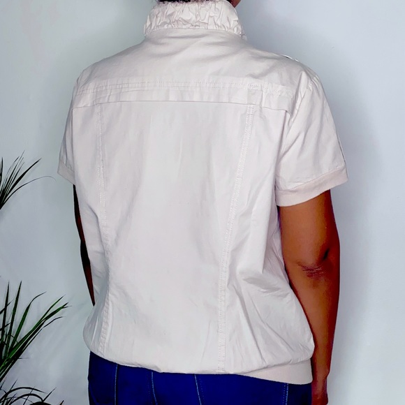 Beige safari style jacket - Picture 3 of 4